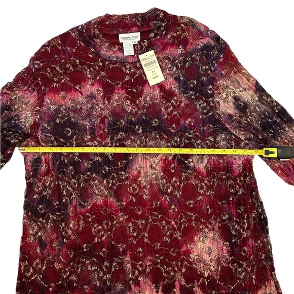 Coldwater Creek's Stunning Ombre Lace Blouse - NWT - Size 3X - Picture 7 of 8